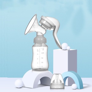 <b>Manual</b> breast <b>pump</b> with strong suction. English packaging for milk extraction, lactation support, and silicone breast <b>pump</b> for - Product Image 1