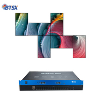 Procesador de Video Wall 8K60, 1 Entrada, 15 Salidas HDMI, 64G de Almacenamiento, Decodificación, Empalme, Fusión, RS232 para Proyección, VR, Exhibiciones