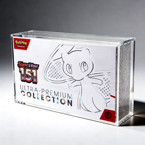 Protecteur d'écran magnétique anti-poussière de qualité supérieure, boîte en acrylique Pokemoned 151 UPC pour collection Ultra Premium - Product Image 1