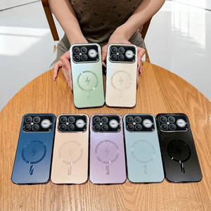 Funda para Teléfono con Diseño <span class=keywords><strong>de</strong></span> Rayo para Poco F8 Ultra F8 Pro, <span class=keywords><strong>Carga</strong></span> Inalámbrica Magnética, Protección <span class=keywords><strong>de</strong></span> Lente, Cubierta <span class=keywords><strong>de</strong></span> PC Resistente a Impactos - Product Image 3