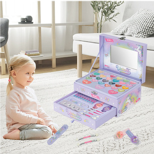 Caja <span class=keywords><strong>de</strong></span> Productos <span class=keywords><strong>de</strong></span> Maquillaje <span class=keywords><strong>para</strong></span> <span class=keywords><strong>Niñas</strong></span>, Set <span class=keywords><strong>de</strong></span> Esmalte <span class=keywords><strong>de</strong></span> <span class=keywords><strong>Uñas</strong></span>, Paleta <span class=keywords><strong>de</strong></span> Cosméticos, Kit <span class=keywords><strong>de</strong></span> Maquillaje en Maleta <span class=keywords><strong>para</strong></span> <span class=keywords><strong>Niñas</strong></span>, Maquillaje Infantil con Caja <span class=keywords><strong>de</strong></span> Manualidades - Product Image 2