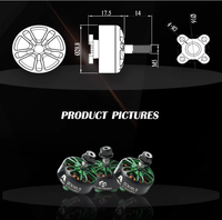 Moteur Brushless FPV Flashhobby A2306.5 M5 à arbre 12N14P haute vitesse 2S 6S pour Freestyle, course FPV 7,5 pouces, modèle RC et robot