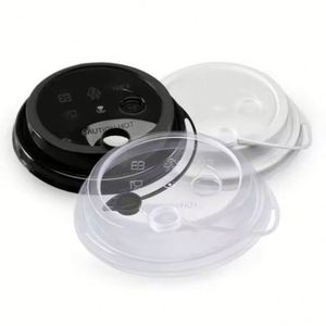 Tapas de Plástico PP Conectables a Vasos, a Prueba de Polvo y Fugas, para Tiendas de Bebidas Comerciales y Comida para Llevar - Product Image 2