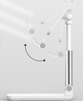 2025 Vente chaude Logo personnalisé support de bureau Mobile pliant levage paresseux diffusion en direct tablette bureau universel support pour téléphone Mobile