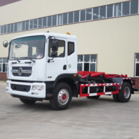 Nouveau camion à benne basculante Dongfeng 5cbm Euro 3 120HP Diesel 3308mm WB avec bras hydraulique et conteneur à ordures de 5m3