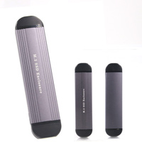 2023 Tipe C USB 2 in 1 M2 Nvme SSD, Hard Disk Drive eksternal M.2 HDD casing Sata untuk Laptop