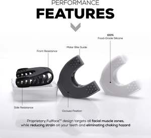 3 niveles de resistencia, ejercitador de mandíbula de silicona sin BPA, tabletas de goma, entrenador de mandíbula, ejercitador de mandíbula - Product Image 3