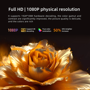 Projecteur de cinéma maison Topleo LED Android 14 1080P compatible 4K, portable, autofocus, BT, HD, USB - Product Image 2