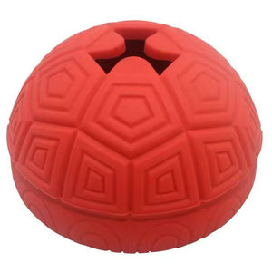 Çok Satan Çevre Dostu Kauçuk Köpek Topu Evcil Hayvan Oyuncağı Ses Çıkaran Dayanıklı Isırma Önleyici Sızdıran Mama Topu Dağıtıcı Diş Kaşıma Oyuncağı - Product Image 5