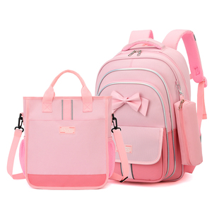 Sac à <span class=keywords><strong>dos</strong></span> scolaire unisexe en nylon ultra-léger, respirant et imperméable, avec fermeture éclair à motif de dessin animé, pour le commerce transfrontalier - Product Image 3