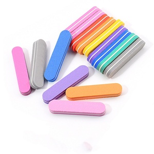 Mini Lima de Uñas de Esponja de 9x2cm, Tira de Pulido de Doble Cara, Almohadilla de Alta Elasticidad para Dar Forma a las Uñas - Product Image 1