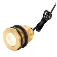 Ultra Lumineux 24W RGBW Led Bouchon de Vidange de Bateau a mené la lumière sous-marine de bateau étanche à l'eau Lumière LED Marine 12 et 24 volts led lumières ip68