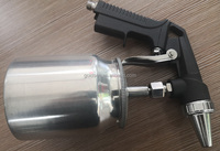 TOLHIT 1000ml 5.5mm PS-4 compresseur d'air pistolet à sable avec ventouse à alimentation par gravité outil de sablage à l'air