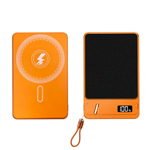 พาวเวอร์แบงค์แม่เหล็กแบบพกพา ความจุ 10000mAh ชาร์จเร็วแบบไร้สาย 15W รองรับ Type-C พร้อมขาตั้งและหน้าจอ LED จากผู้ผลิต OEM ยอดนิยม - Product Image 5