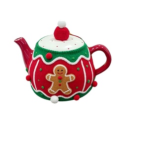 Housse de <span class=keywords><strong>théière</strong></span> de Noël personnalisée MSYO en velours OEKO-TEX avec nœud et clochette, broderie <span class=keywords><strong>dorée</strong></span>, OEM ODM, décoration de table et de maison pour les fêtes - Product Image 3