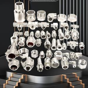 Raccord rapide en acier inoxydable 304, soudé, droit, filetage externe, raccord de tuyauterie, pièce hydraulique anti-explosion - Product Image 1