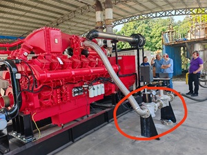 เครื่องกำเนิดไฟฟ้า SHX 625kva 500KW แบบเงียบ/แบบเปิด รุ่น YC12VTDG-500N6LC พร้อมหน้าจอแสดงผลดิจิตอล LCD และระบบระบายความร้อนด้วยน้ำ - Product Image 5