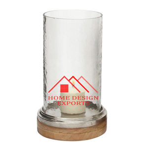 Portavelas de Vidrio con Recubrimiento de Níquel y Aluminio para Decoración de Bodas - Product Image 5