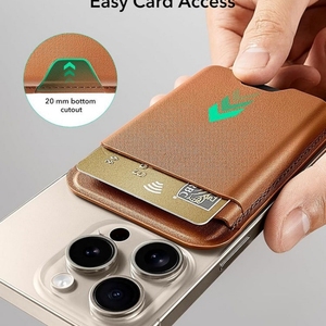 Hai Ví từ PU da điện thoại di động người giám hộ thẻ che chắn Phụ Nữ Ví đôi chèn Túi mạnh nhất nam châm chủ thẻ - Product Image 3