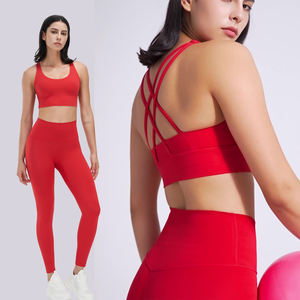 Sujetador deportivo de entrenamiento profesional para mujer para Fitness y Yoga deportes de otoño ropa exterior belleza espalda a prueba de golpes correr gimnasio chaleco - Product Image 6