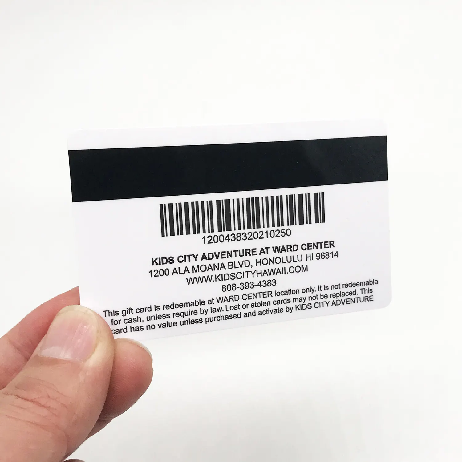 Stampa di carte regalo in plastica con banda magnetica personalizzata campione gratuito
