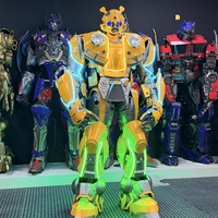 Vêtements robotiques avec diodes électroluminescentes, vêtements robotiques pour les fêtes et les festivals, ensembles pour adultes et enfants.