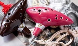 <span class=keywords><strong>Ocarina</strong></span> Alto C Legend <span class=keywords><strong>Zelda</strong></span> cuite au four, en céramique multicolore, 12 trous, taille personnalisable en option - Product Image 6