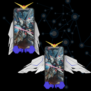 O2project automático Sensor de infrarrojos móvil armadura estilo uso Gundam de carga inalámbrica soporte de montaje con luz LED - Product Image 4