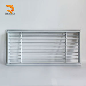 Grilles <span class=keywords><strong>d</strong></span>'<span class=keywords><strong>aération</strong></span> modernes en alliage <span class=keywords><strong>d</strong></span>'aluminium pour systèmes CVC, ventilation <span class=keywords><strong>d</strong></span>'atelier, entrepôt, sous-sol, conduits en ligne droite, durables - Product Image 6
