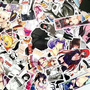100pcs Anime girl xxx sfondi Per Gli Adulti sexy Giocattolo Adatto Per Il Computer Portatile Mobile Bagaglio di Skateboard <span class=keywords><strong>stickers</strong></span> adesivi per auto su misura - Product Image 4