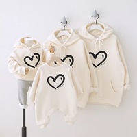 SADI New Style Familie passende Outfits Frühling Herbst Stickerei Hoodies Sweatshirts Mutter und Kind Mode Familie Hoodies