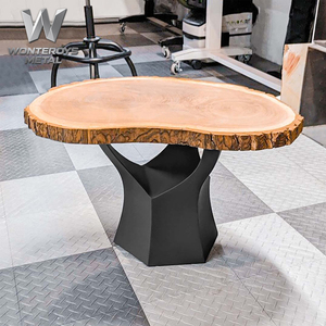 Pieds de table <span class=keywords><strong>en</strong></span> fonte robustes et résistants à la rouille, base de table basse <span class=keywords><strong>en</strong></span> fer forgé pour usage extérieur, patio, <span class=keywords><strong>jardin</strong></span>, restaurant, salle à manger - Product Image 6