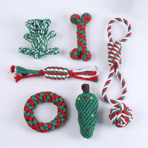 Juguete para morder para masticar perros <span class=keywords><strong>de</strong></span> alta calidad, regalo <span class=keywords><strong>de</strong></span> Navidad, juguetes <span class=keywords><strong>de</strong></span> cuerda con nudo <span class=keywords><strong>de</strong></span> algodón para cachorros para la dentición - Product Image 5