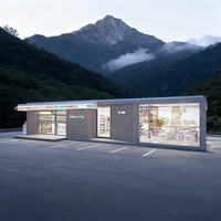 Conteneur Mobile Modulaire 2025 de 20 pieds ou 40 pieds pour Bar, Café et Magasin de Proximité