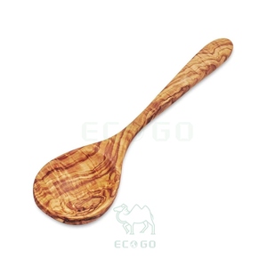 Cuillère de cuisine en bambou et bois d'olivier de qualité supérieure, écologique, durable et légère, pour la cuisson (vente en gros) - Product Image 1