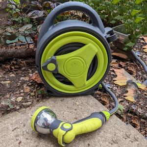 Enrouleur de <span class=keywords><strong>tuyau</strong></span> d'<span class=keywords><strong>arrosage</strong></span> rétractable Irrigation automatique 10-15m pistolet à gâchette maison jardin <span class=keywords><strong>tuyau</strong></span> d'<span class=keywords><strong>arrosage</strong></span> buse <span class=keywords><strong>tuyau</strong></span> d'eau <span class=keywords><strong>chariot</strong></span> - Product Image 2