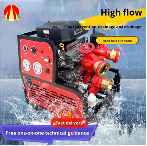 Portable 3 \ "13HP pour Honda GX390 pompe de lutte contre l'incendie à essence 100m tête haute pour les incendies de forêt d'urgence EPA CE approuvé 1 an - Product Image 4