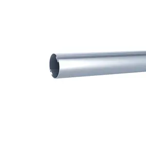 Tabung Aluminium 40Mm untuk Tirai Jendela, Komponen Naungan Roller Tirai Kepala Bulat