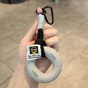 Anneau de décompression en silicone de 10 cm pour la musculation des doigts, anneau de renforcement musculaire pour la main, porte-clés pour les amateurs de gym, femmes et hommes - Product Image 1