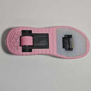 Patines de Ruedas para Niños, Estilo Moderno, 1 Rueda, Suelas de EVA, Cómodos, Color Rosa - Product Image 2