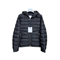Doudoune matelassée légère à capuche pour homme, style européen, coupe ample, nouvelle collection 2026, duvet d'oie de haute qualité, pour l'hiver