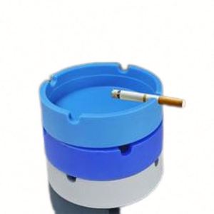 Custom Logo Promotional <b>Ashtray</b> Eco-Friendly Heat Resistant PVC Customized Color <b>Portable</b> Smoking Accessory Business Gifts - Product Image 1