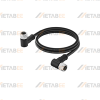 Câble mâle vers mâle 8 broches, connecteur codé A, fil AWG24, prise double extrémité, adaptateur de câble de signal de capteur industriel