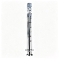 Seringue en verre Luer Lock de 3 ml pour l'emballage de concentrés et distillés d'huile - Fabricant