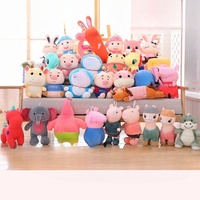 Boneka Hewan Plush 8 Inch Grosir, Aneka Ragam, Lucu, Lembut, Mainan Hadiah untuk Mesin Cakar