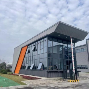 Lớn Khoảng prefab giá nhà Cấu trúc khung thép 2 tầng kết cấu thép tòa nhà kho biệt thự bán với bảng điều khiển bánh sandwich - Product Image 1