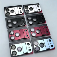 Protecteur d'objectif d'appareil photo intégré en métal avec béquille cachée pour iPhone 18 Pro Max, objectif d'appareil photo pliable avec support de téléphone 18 Pro