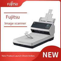 Scanner couleur Fujitsu fi-8290 à plat avec ADF et recto-verso, 90 ppm, rejet automatique des pages vierges, LAN Gigabit, pour documents professionnels – Neuf