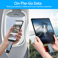 3 en 1 USB C OTG adaptador de memoria conector USB 3,0 SD/Mircro lector de tarjetas SD para SDXC/MMC/1/1/1
