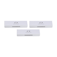 Boîte à stylos personnalisée avec logo, organiseur de papeterie, boîte cadeau, étui à stylos, boîte d'emballage blanche avec mousse